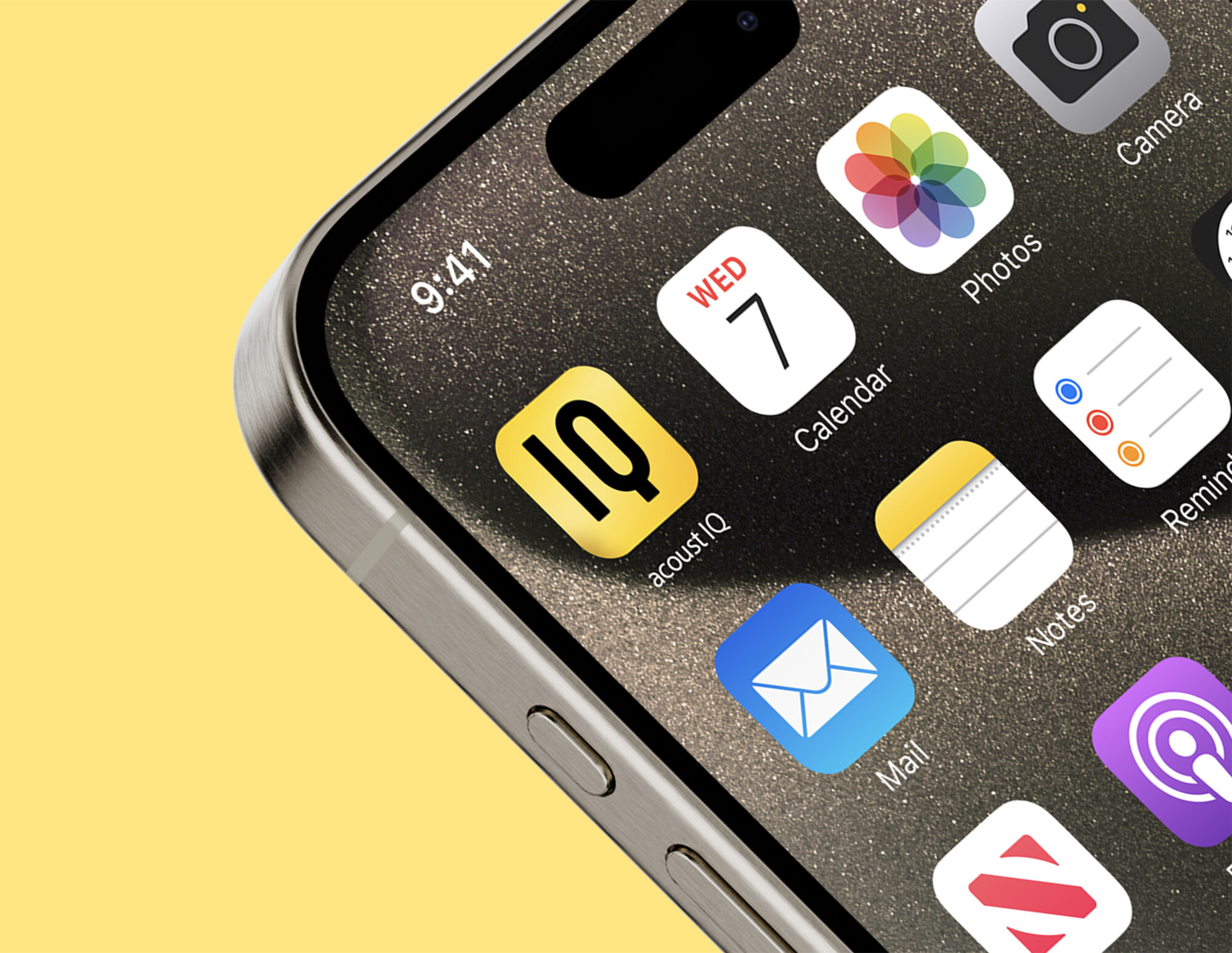acoust IQ App-Icon auf dem Homescreen