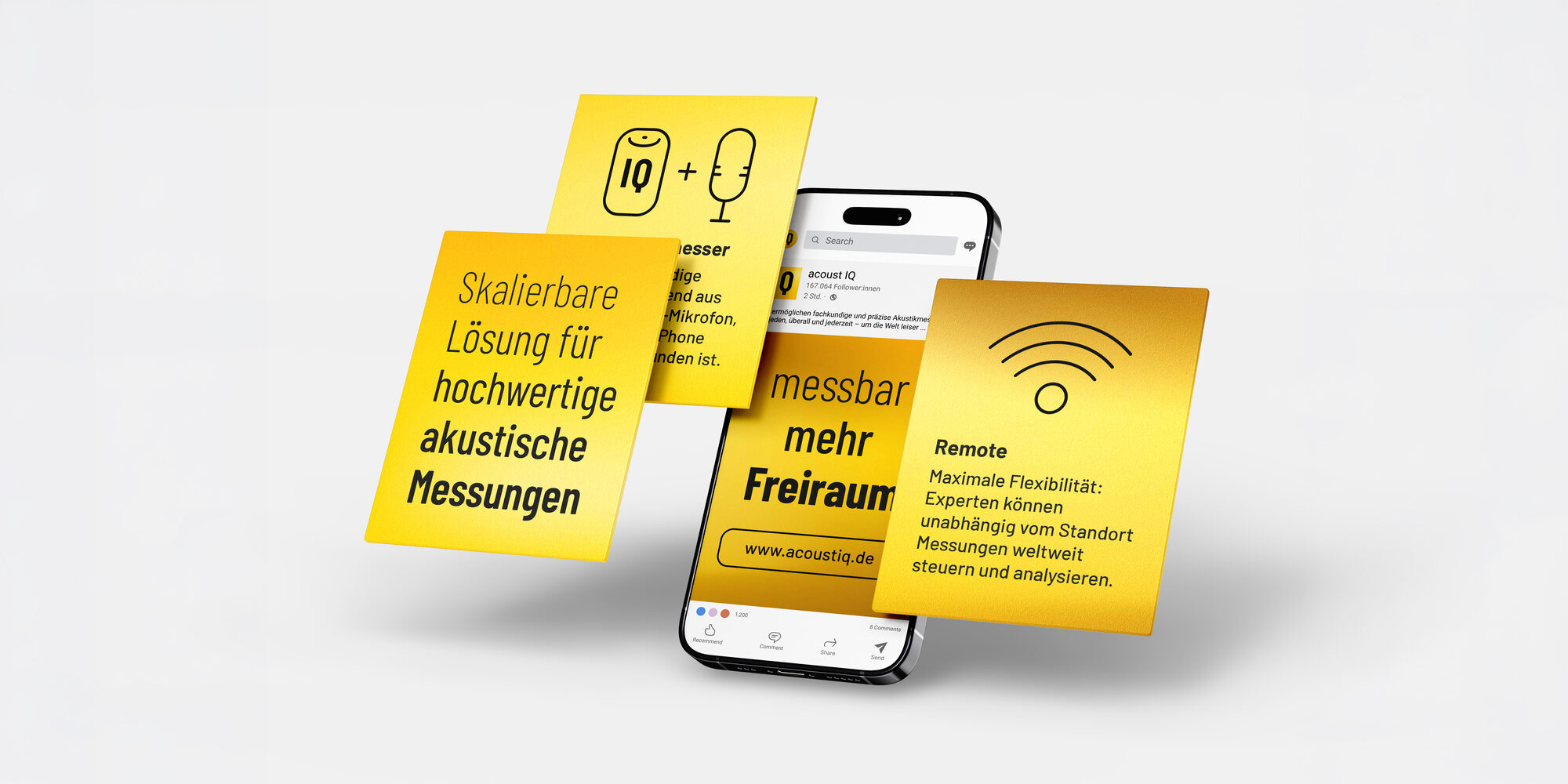 acoust IQ Social-Media-Auftritt