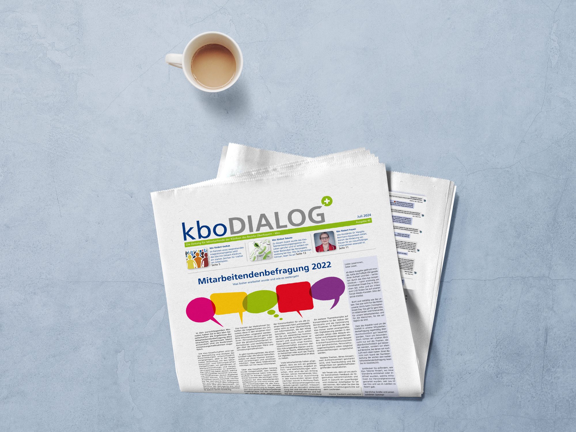 kboDIALOG – the newspaper for employees of the Clinics of Upper Bavaria